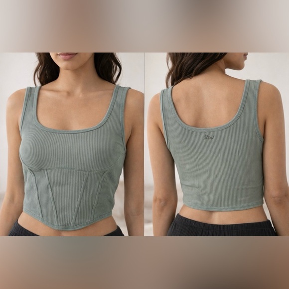 Victoria's Secret Tops - Victoria's Secret Pink Ribbed Top